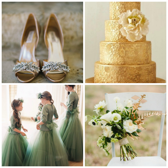 Autumn wedding colour palette