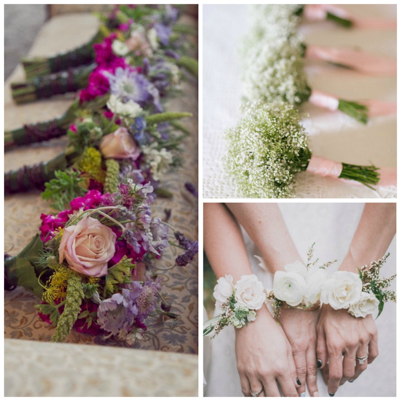 Bridesmaids flowers