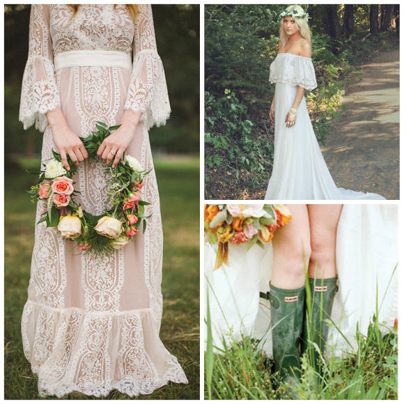 Boho bridal look for the Haute Hippy wedding