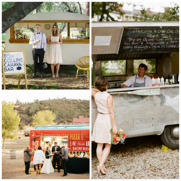 Food trucks for the Haute Hippy wedding