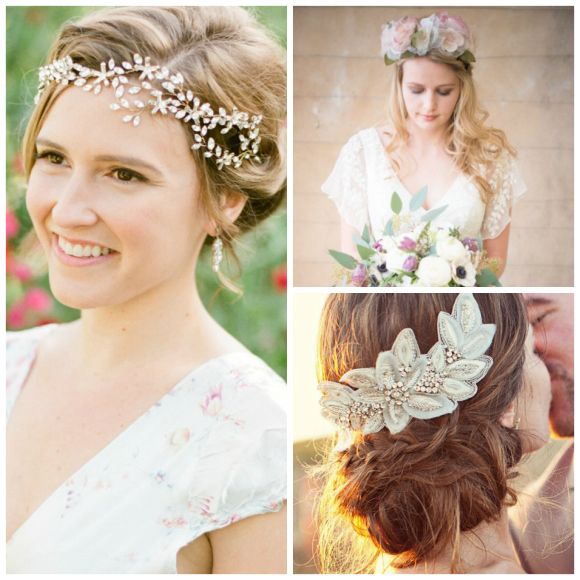 Headdresses for the Haute Hippy wedding