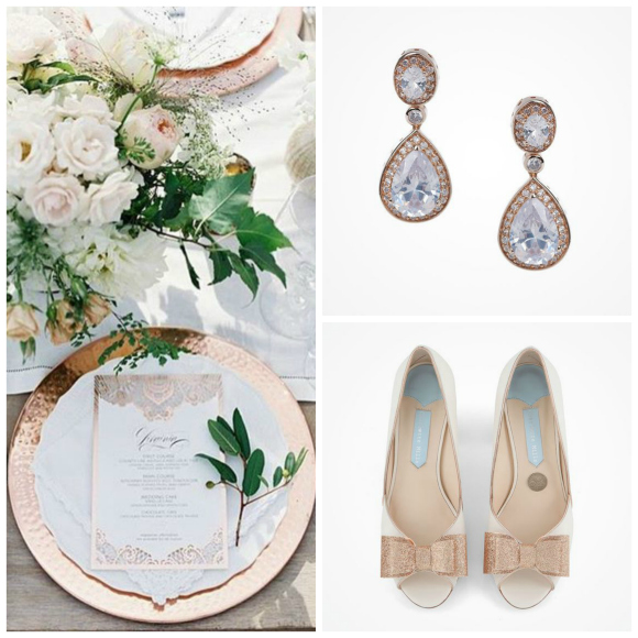 Rose gold wedding inspiration