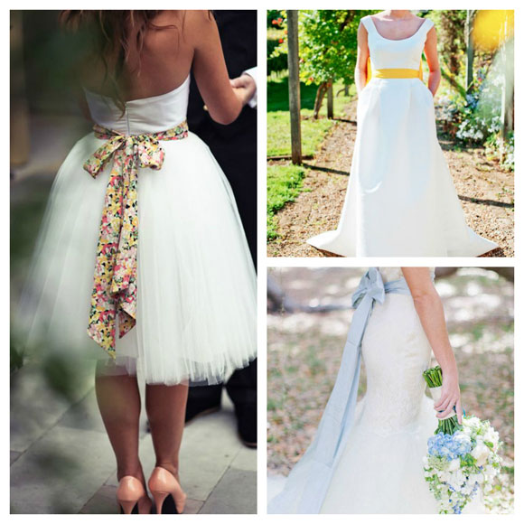 How to add colour to your bridal outfit